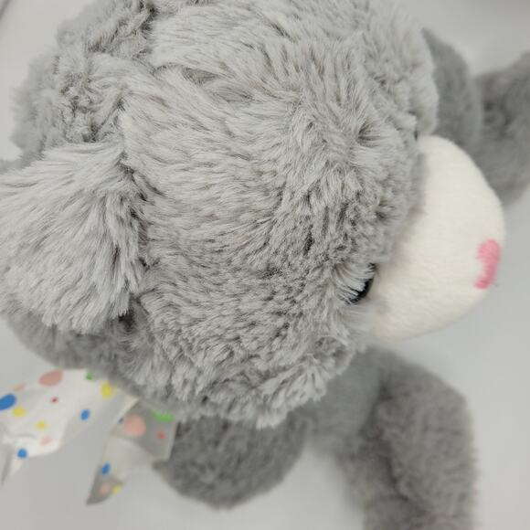 Tom's Toy International Gray Plush Lop Eared Easter Bunny Rabbit Stuffed Animal - Picture 6 of 12